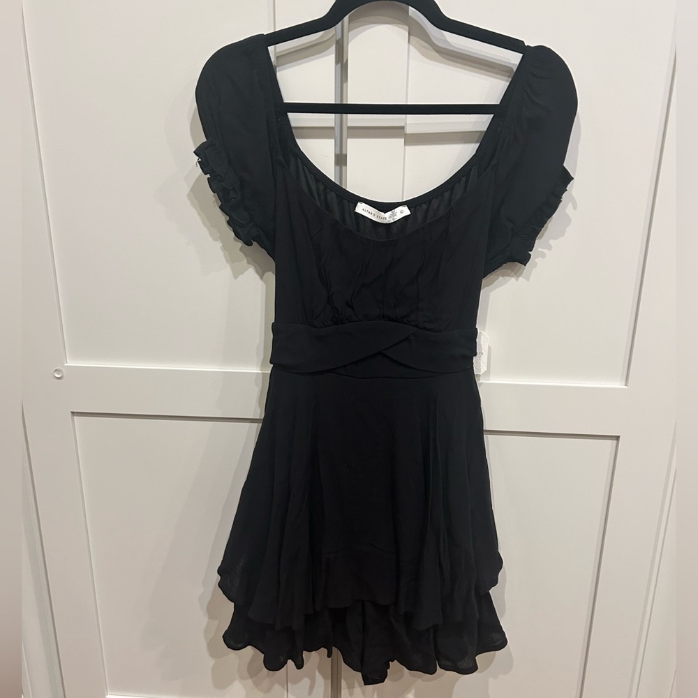Altar'd State Elegant Black Dress